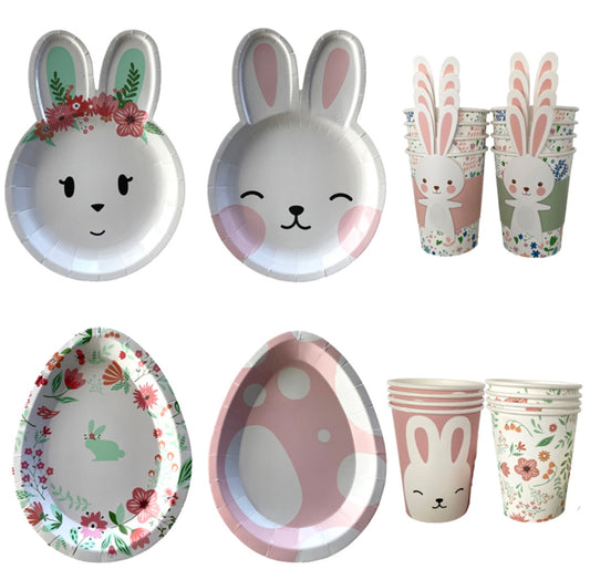 Easter Paper Plates and Cups