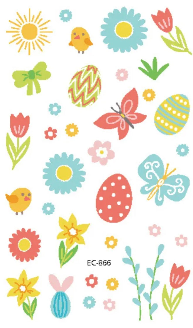 Children's Easter Tattoo Sticker